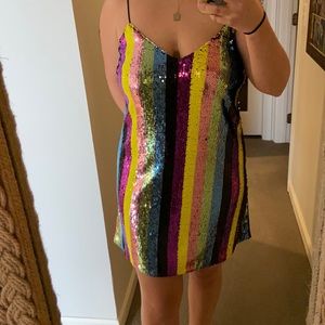 Sequin Mini Dress